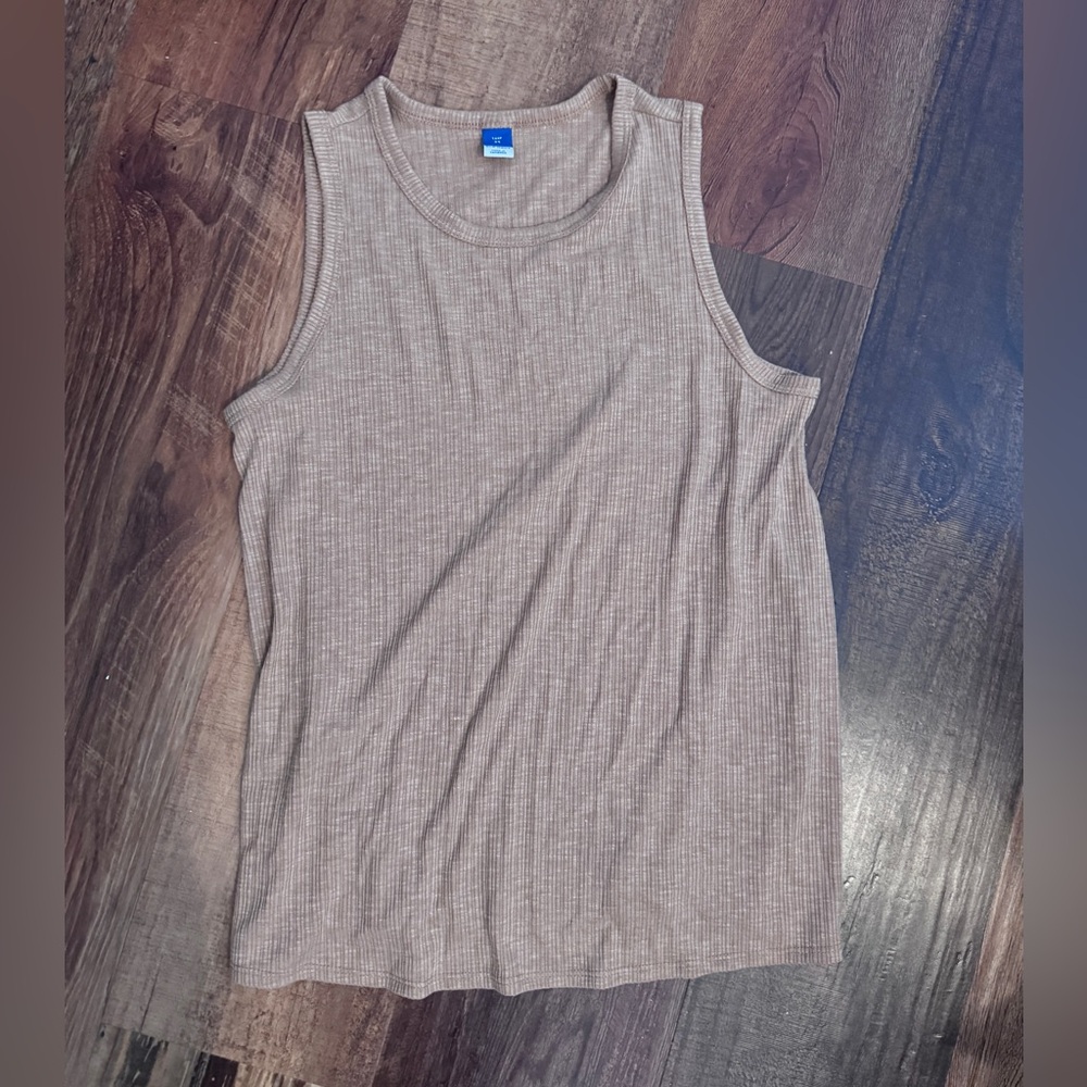 Old Navy Ribbed Tank Top - Beige